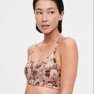 GapFit Eclipse Support Strappy Sports Bra Sz M